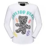 philipp plein couture crew neck sweater pullover dollar white bear